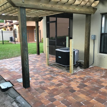 Paver Install - Satellite Beach for Secure Fence and Rail
