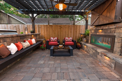 Transitional patio photo in Portland
