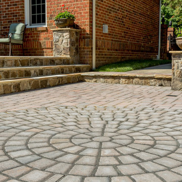 Backyard Transformation with Pavers and Stone