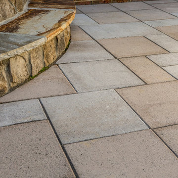 Backyard Transformation with Pavers and Stone