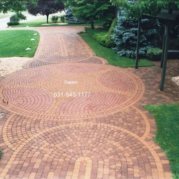 Paving Stone Driveway installed in East Islip NY