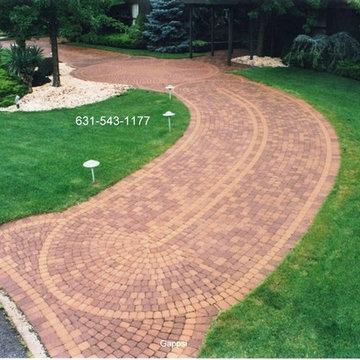 Paving Stone Driveway installed in East Islip NY