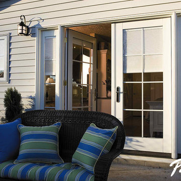Pella® Designer Series® French hinged patio door