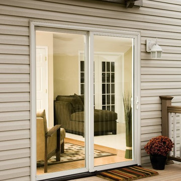 Pella® Impervia® ENERGYSTAR®-qualified fiberglass sliding patio doors