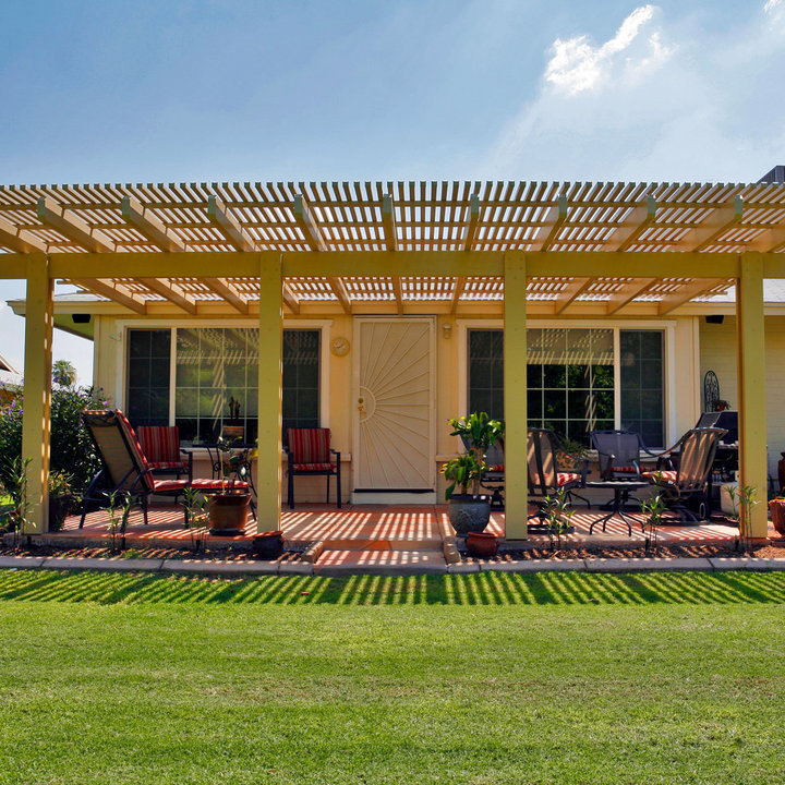 Pergola With Lattice Photos & Ideas Houzz