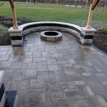 Pergola, Patio, and Fire Pit