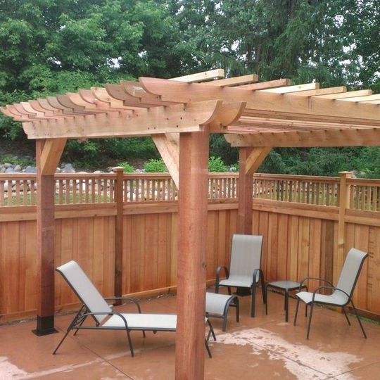 Pergola Fence - Photos & Ideas | Houzz