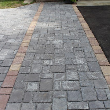 Permeable Patio with Accent