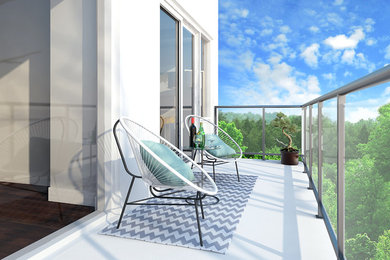 Small trendy concrete patio photo in Toronto