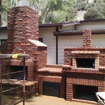Pizza Oven and Fireplace