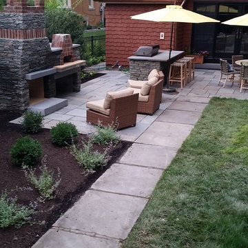 Pizza Oven, Fireplace, and Patio