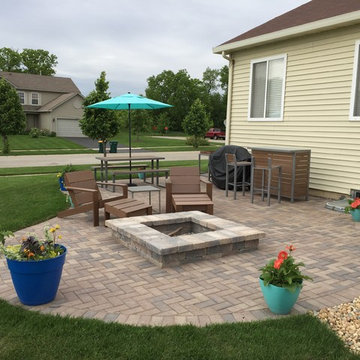 Plano - Outdoor Living Space with Fire pit