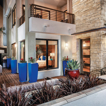 Playa Vista Limestone Veneer Modern Homes - Coronado Stone Products