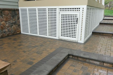 Inspiration for a modern patio remodel in DC Metro