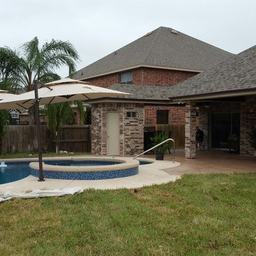 Pool and covered patio