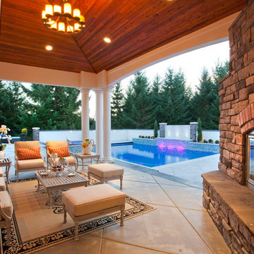 Pool and Entertainment Space