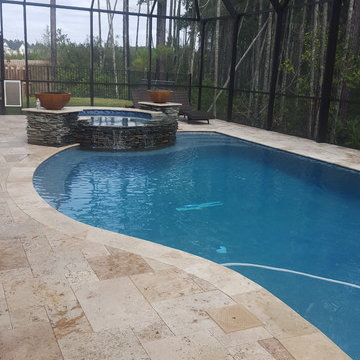 Pool and outdoor spa