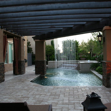 Pool & Spa with Rainfall