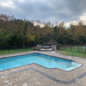 Pool Deck and Fire Pit