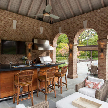 Pool House on a Georgian Estate