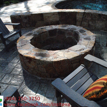 Pool, Patio, Spa and Water Feature in Rockville Va
