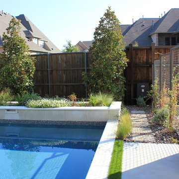 Pool Privacy Fence with Walk Gate