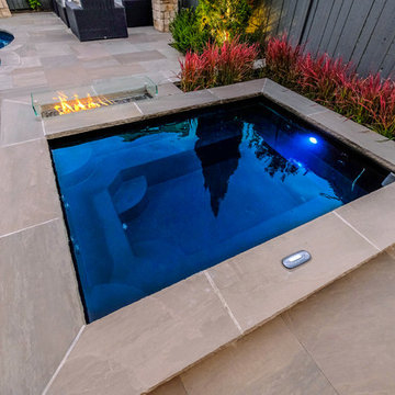 Pool restoration and in-ground spa