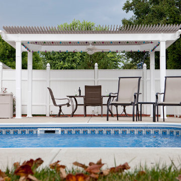 Pool Side Louvered Roof Patio Cover