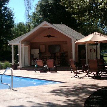 Poolhouse and Patio