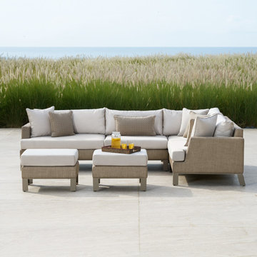 Portofino™ Sling 6pc Sectional - Beige Fennel