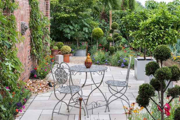 Traditional Patio by Adam Vetere Landscape and Garden Design