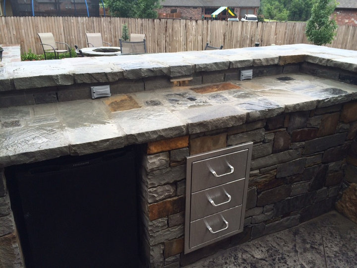 Rustic Patio - Stamped Concrete