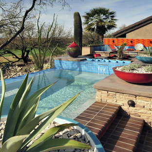 Example of a southwest patio design in Phoenix