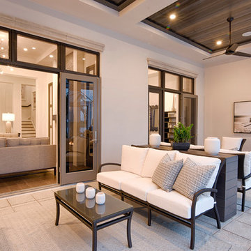 Private Estate | Antigua: Transitional styling for luxury indoor/outdoor living.