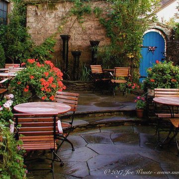 Provence Style Patio Garden