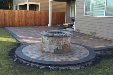 Inspiration for a transitional patio remodel in Seattle