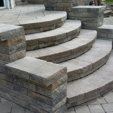 Raised Patio and Steps