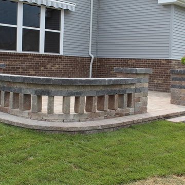 Raised Patio w/ Columns