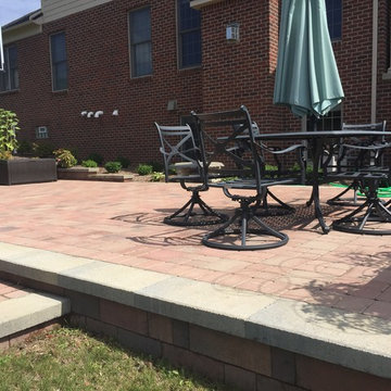 Raised Patio with Multiple Levels