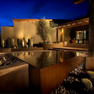Immagine di un patio o portico american style
