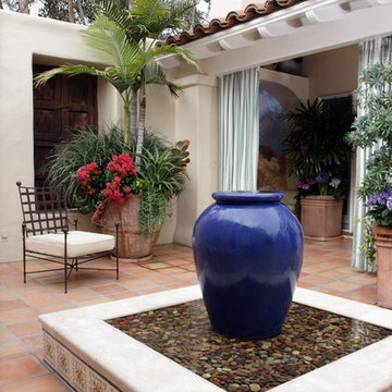 Rancho Santa Fe - Early California Style Hacienda Patio