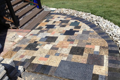 Recycled Granite used for pavers
