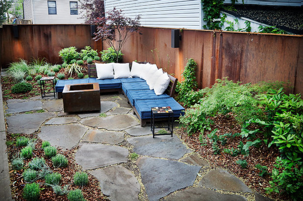 Contemporary Patio by New Eco Landscapes