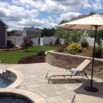 Retaining Walls and pool deck