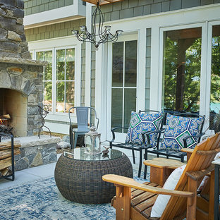 Idee per un patio o portico minimal
