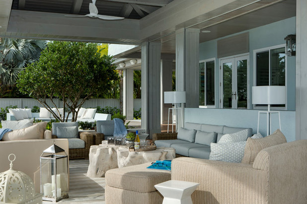Transitional Patio by Wolfe Rizor Interiors