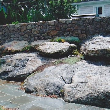 Rock garden walls