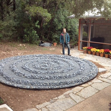 Rock Spiral Garden