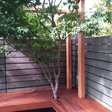 Rockridge trellis + deck