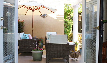 Bargain Pieces Take a Sunny Outdoor Room High End